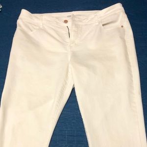 Old navy very white skinny jeans size 14